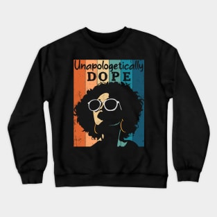 Black Girl Black History & Juneteenth African Heritage Women Crewneck Sweatshirt